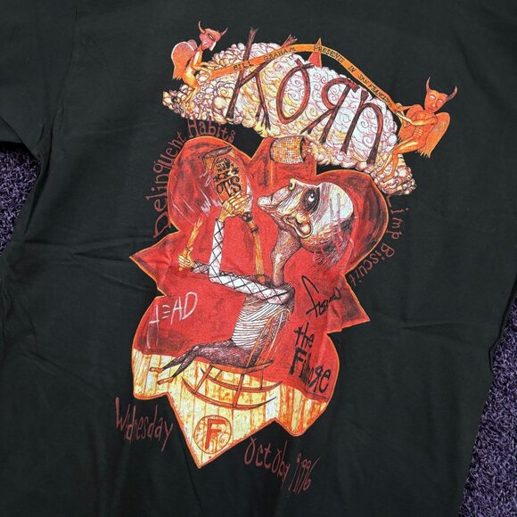 Korn Self- Incineration Rock T-shirt size large - Picture 4 of 4